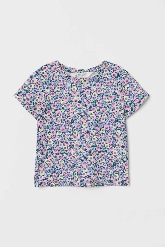 Camisas H&M Printed Niños Amarillos | 678215WYI