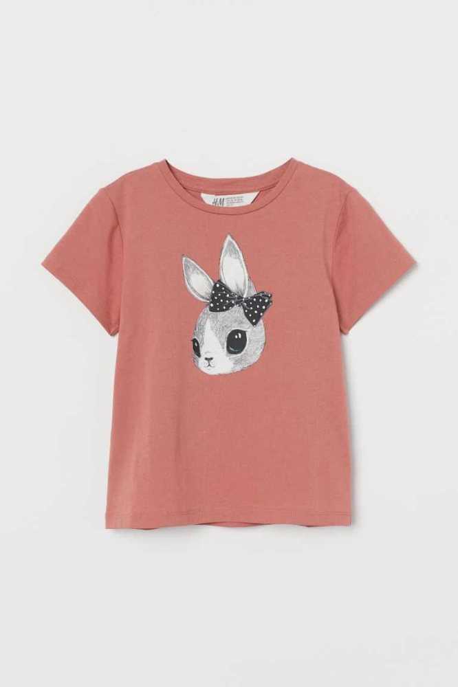 Camisas H&M Printed Niños Amarillos | 678215WYI