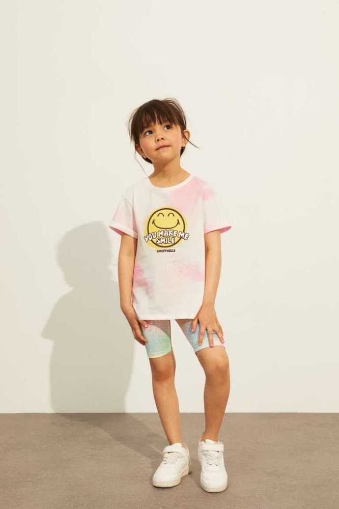 Camisas H&M Printed Niños Blancos | 071389OCX