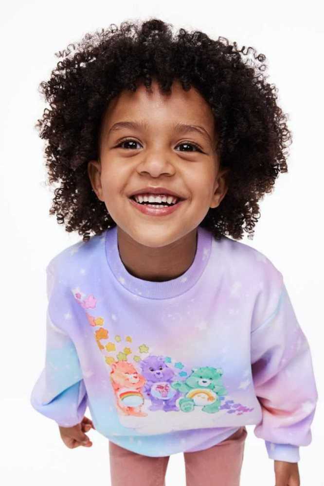 Camisas H&M Printed Niños Morados Claro | 308617AUL