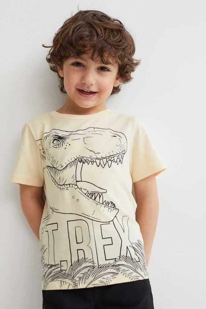 Camisas H&M Printed Niños Morados Claro | 480265CIE