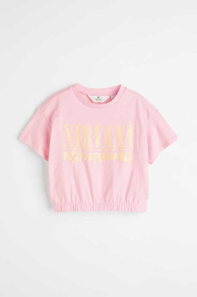 Camisas H&M Printed Niños Rosas Claro | 643157PCW