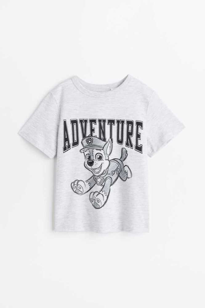 Camisas H&M Printed cotton Niños Azules | 201563ZCI