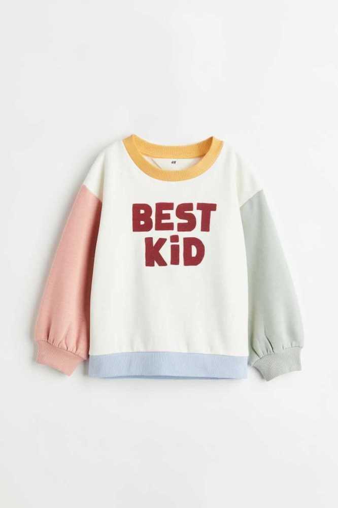 Camisas H&M Sibling Niños Blancos | 475693OAR