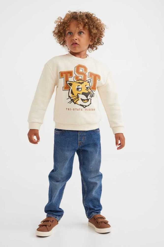 Camisas H&M Sweatshirt Niños Amarillos | 310872UDZ