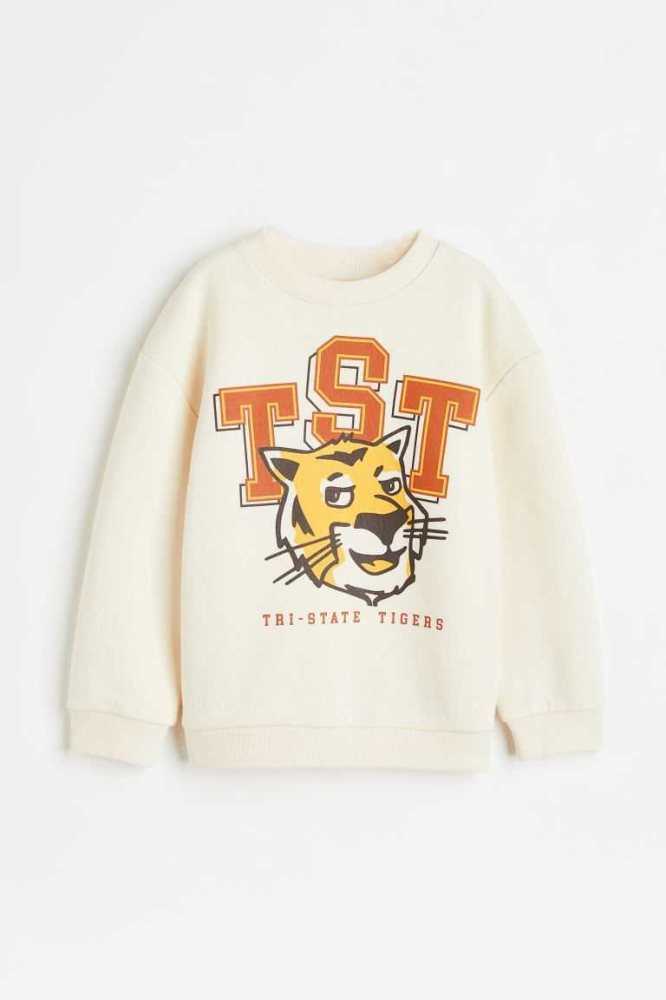 Camisas H&M Sweatshirt Niños Amarillos | 310872UDZ