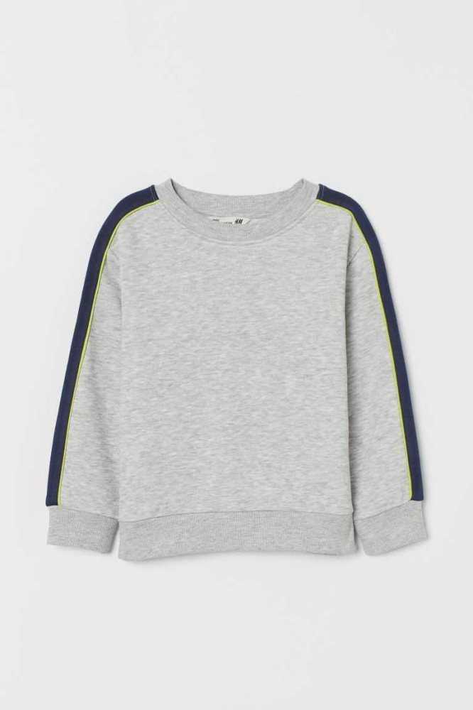 Camisas H&M Sweatshirt Niños Azules | 065492LYS