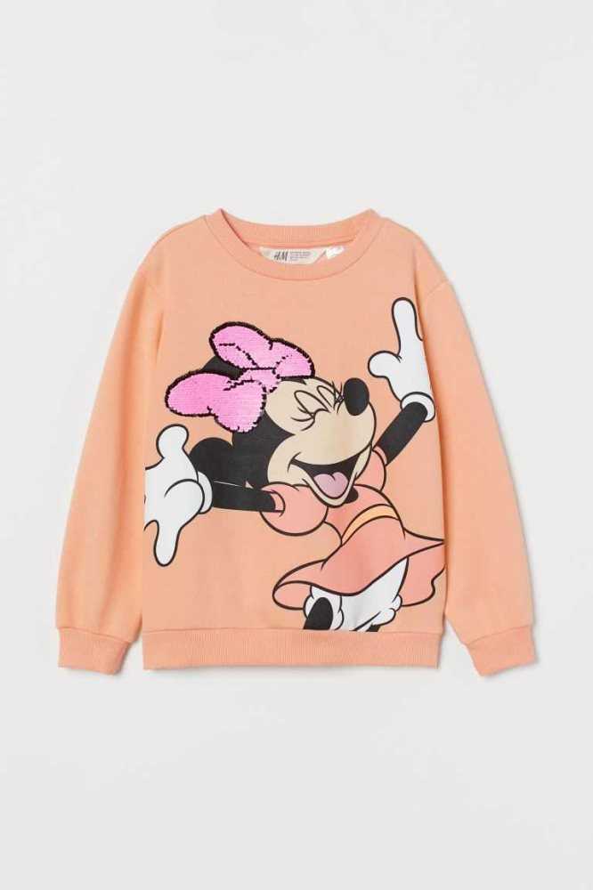 Camisas H&M Sweatshirt Niños Beige Claro | 475308WCP