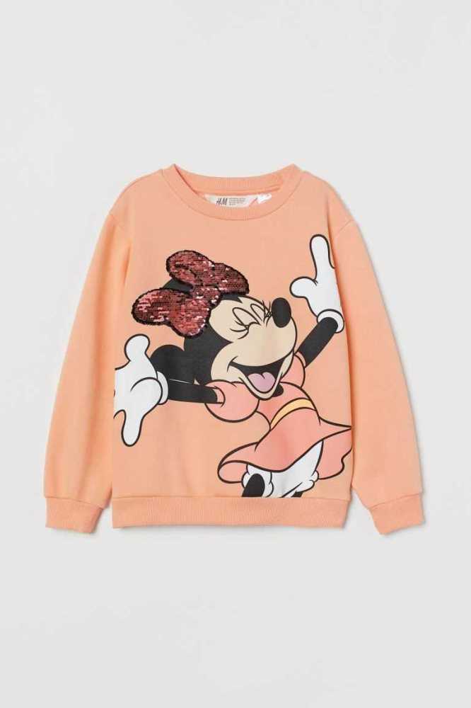 Camisas H&M Sweatshirt Niños Beige Claro | 475308WCP