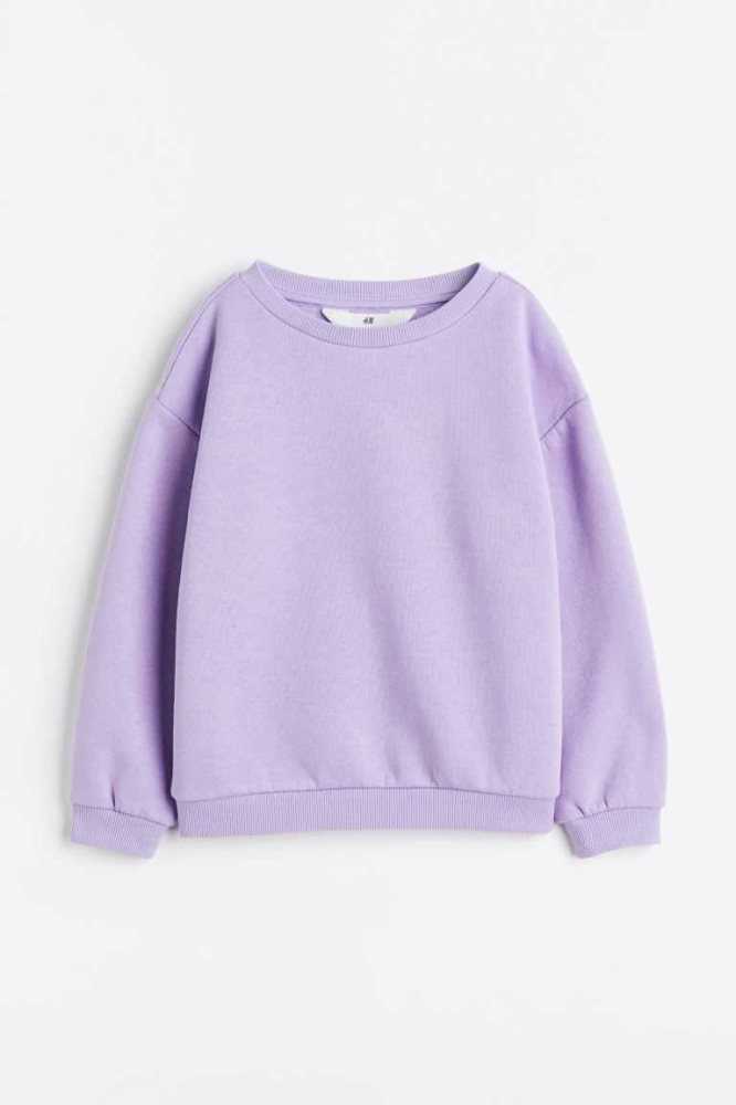 Camisas H&M Sweatshirt Niños Morados Claro | 917043GTW