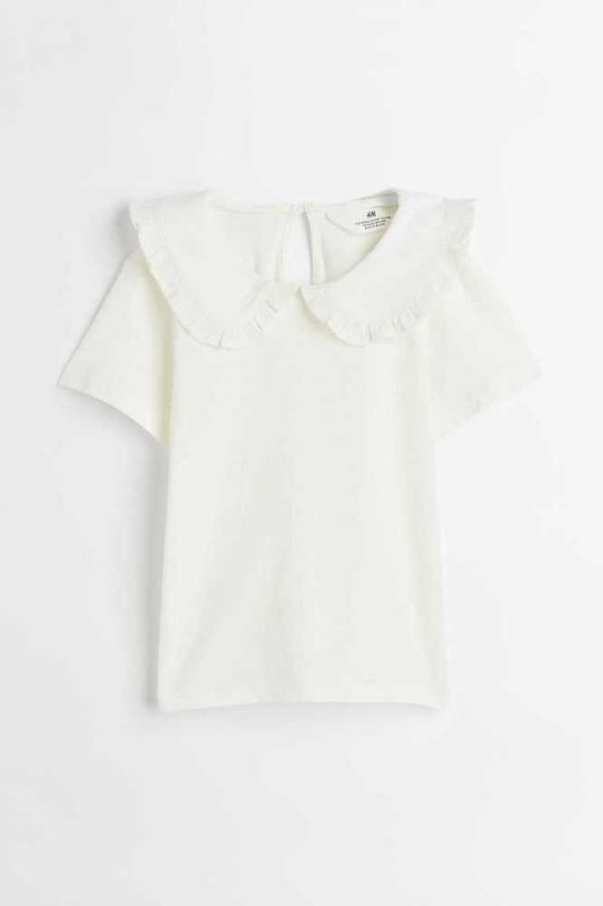 Camisas H&M T-shirtCollar Niños Amarillos | 304281XZR