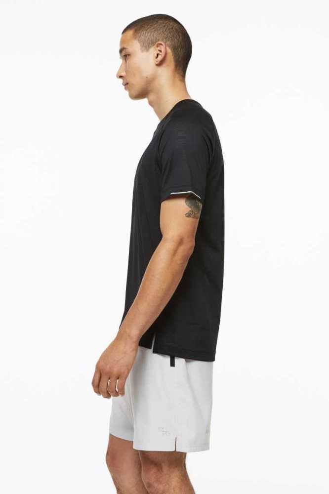 Camiseta H&M DryMove Correr top Hombre Turquesa | 985017IKZ