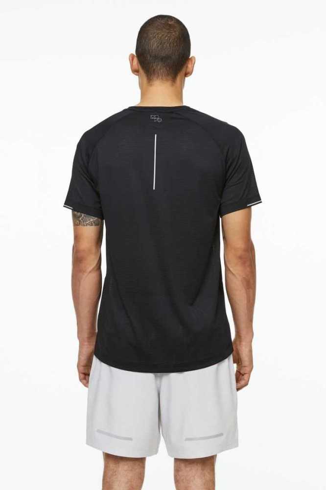 Camiseta H&M DryMove Correr top Hombre Turquesa | 985017IKZ