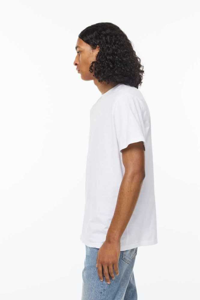 Camiseta H&M Regular Fit Crew-neck Hombre Grises | 683415BHG