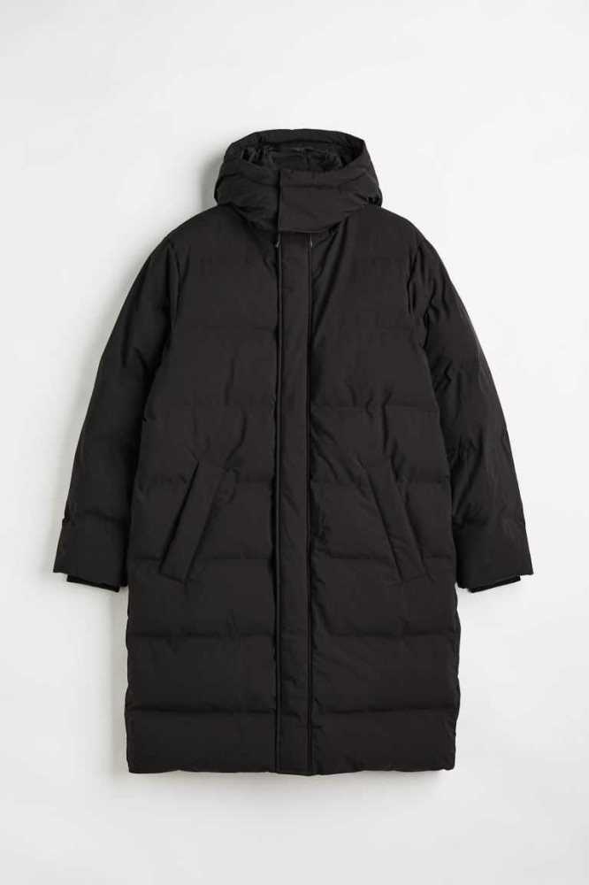 Chaquetas H&M Agua-repellent Puffer Hombre Negros | 468302RCP