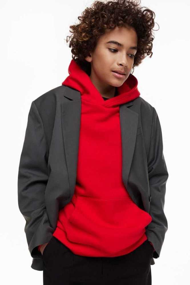 Chaquetas H&M Classic Niños Grises Oscuro | 390265QGF