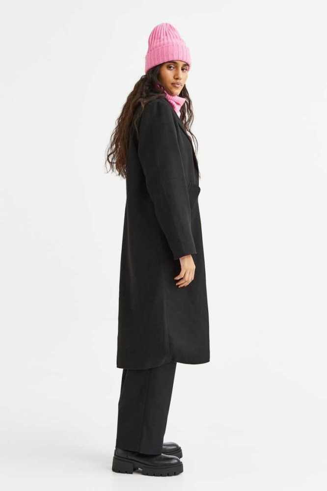 Chaquetas H&M Coat Mujer Negros | 432785BAI