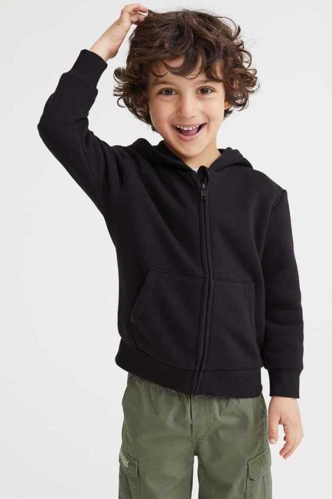 Chaquetas H&M Encapuchado Niños Azules Claro | 215309DKI