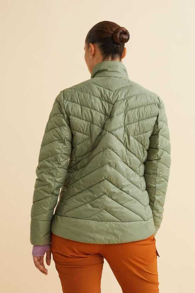 Chaquetas H&M Ligeros Outdoor Mujer Kaki Oscuro Verdes | 768132WHN