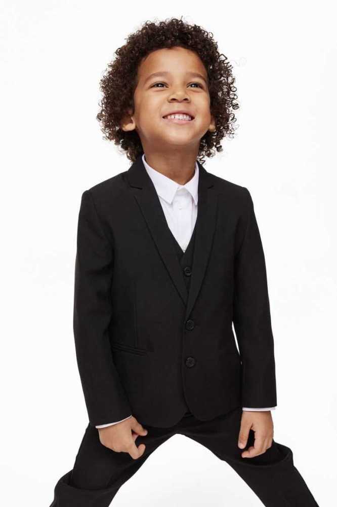 Chaquetas H&M Niños Negros | 287049BCW