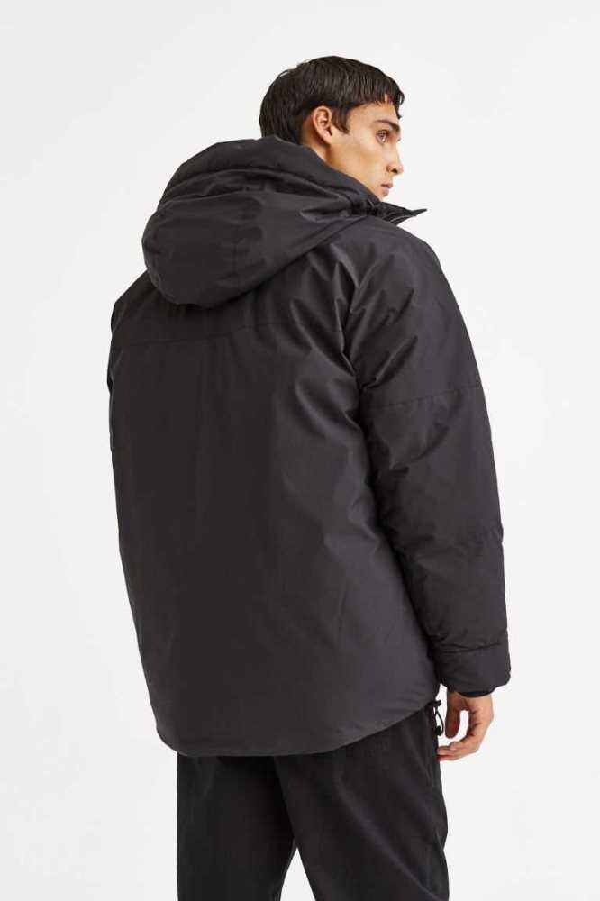 Chaquetas H&M Oversized Fit Agua-repellent Hombre Negros | 264015GSC