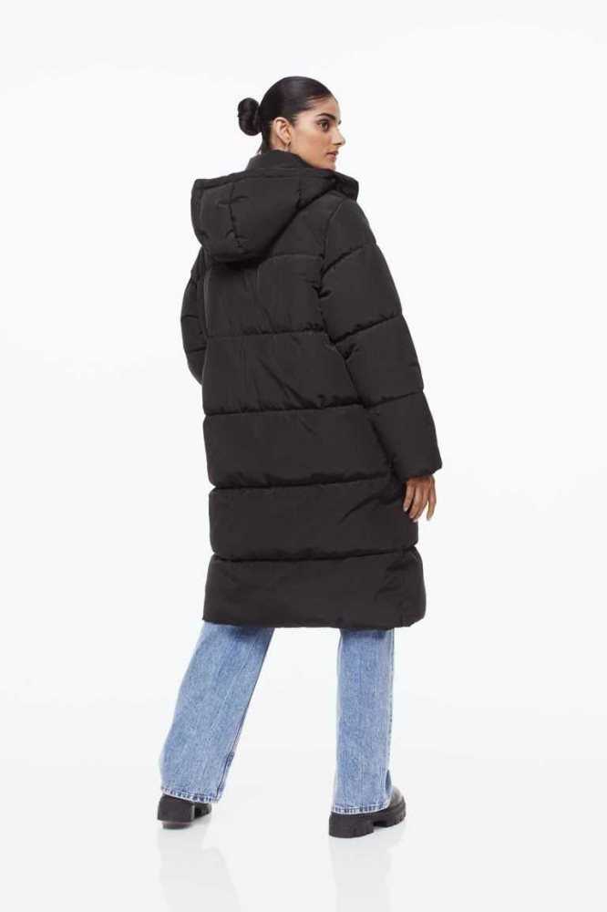 Chaquetas H&M Puffer Mujer Negros | 427530PDH