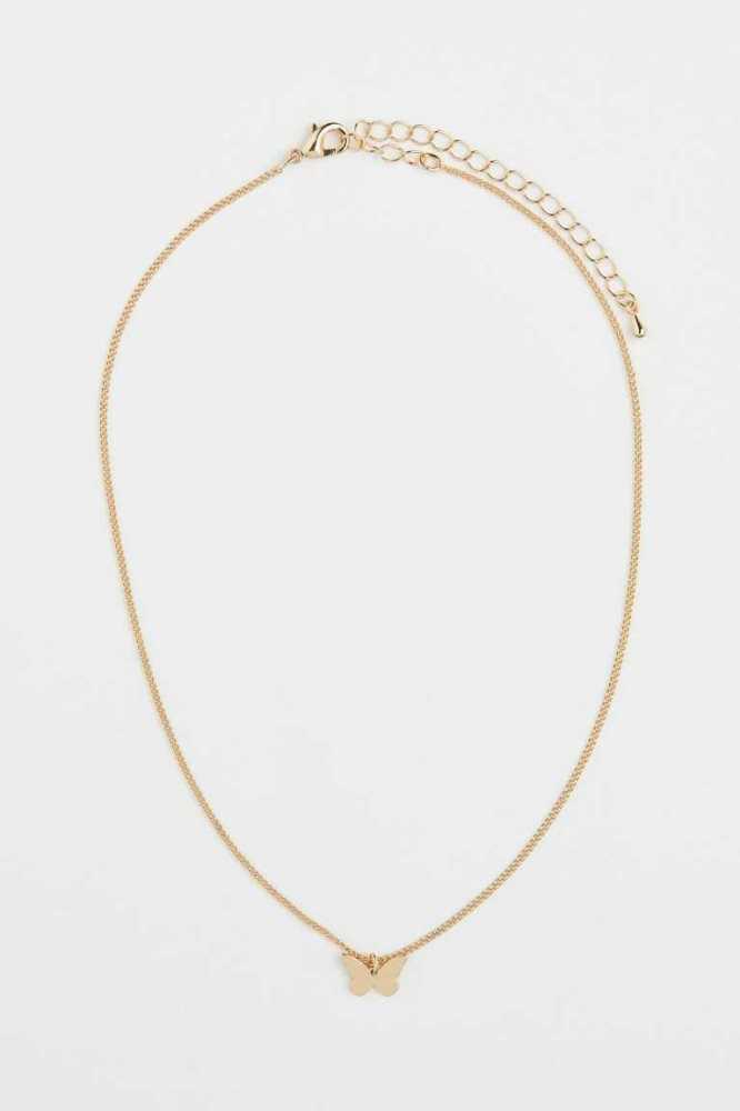 Collar H&M Pendant Mujer Dorados | 089476VOP