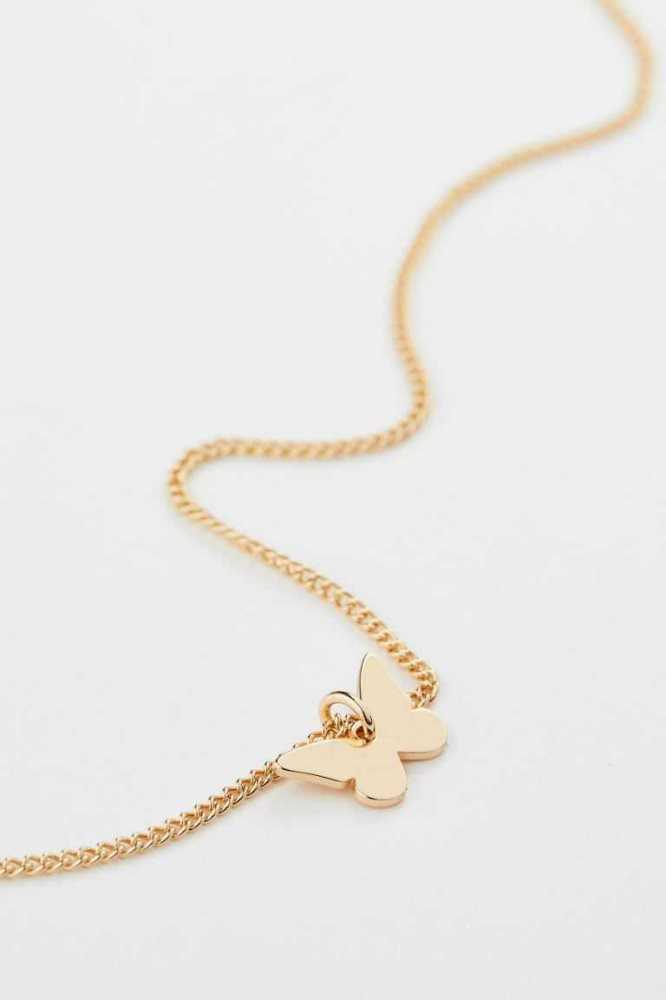 Collar H&M Pendant Mujer Dorados | 089476VOP