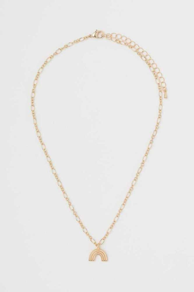 Collar H&M Pendant Mujer Dorados | 089476VOP