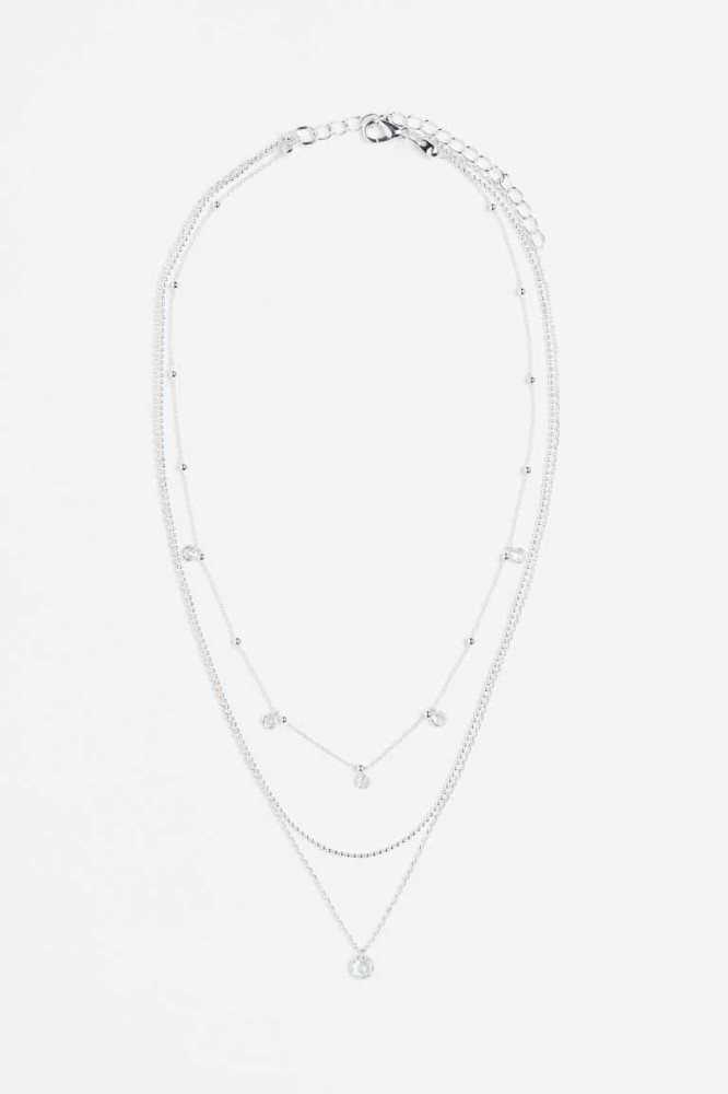 Collar H&M Triple-strand Mujer Dorados | 943021XVS