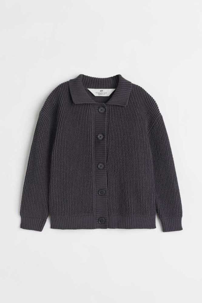 Cárdigan H&M CottonCollar Niños Verdes | 847095QVU