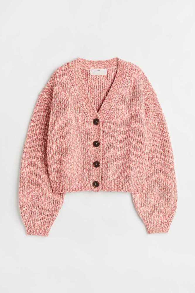 Cárdigan H&M Knit Niños Marrom Oscuro | 492853ENI