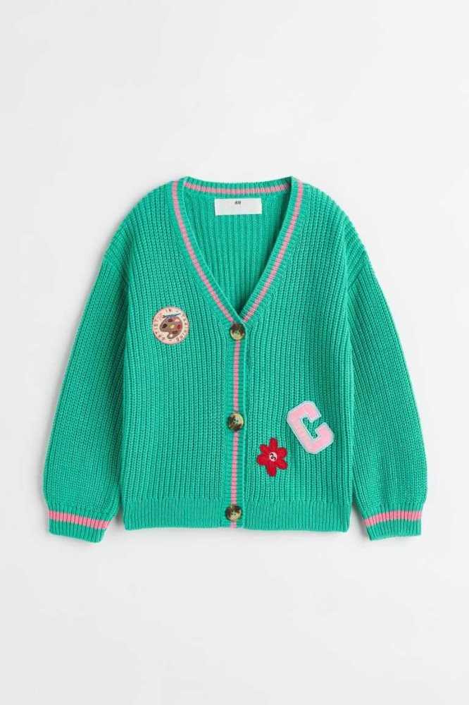 Cárdigan H&M Patterned Niños Rojos | 694073YWH