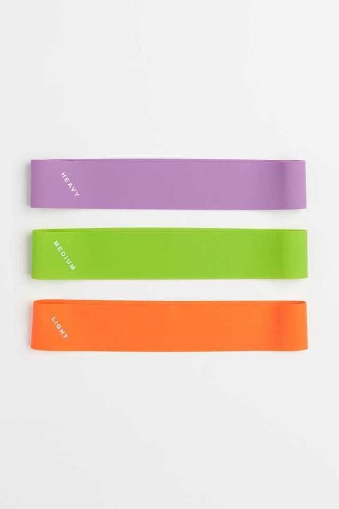 Equipo H&M 3-pack Resistance Bands Mujer Morados | 326154JWH