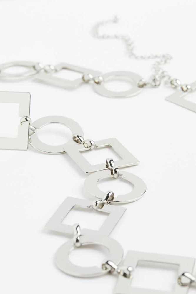 Equipo H&M Cintura Jewelry Mujer Plateados | 632081OIR