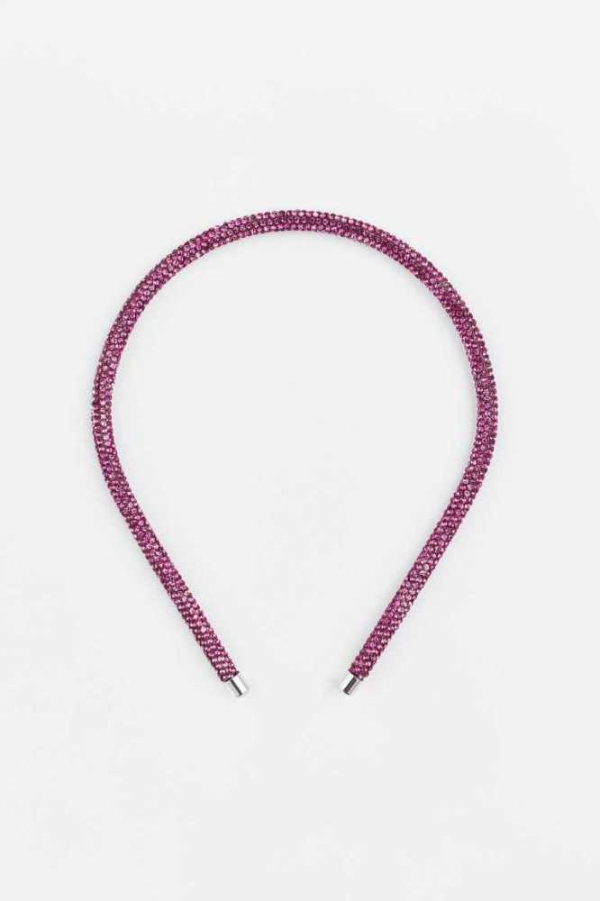 Equipo H&M Rhinestone Hairband Mujer Morados | 527086ZNT