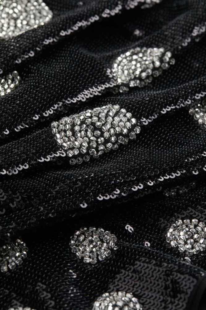 Falda H&M MiniSequins and Rhinestones Mujer Negros | 802951FJW