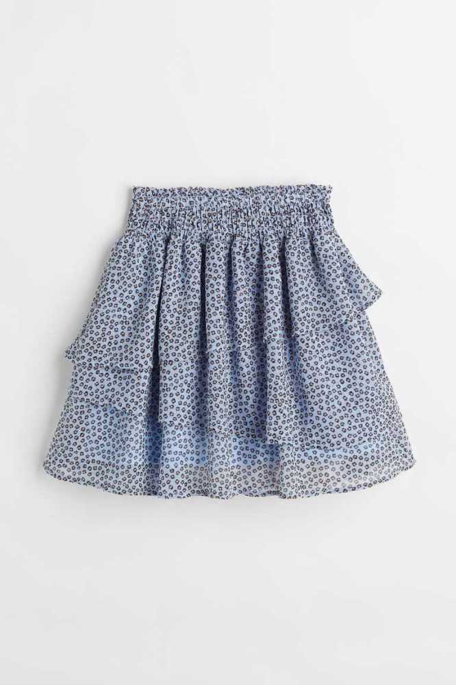 Falda H&M Tiered Niños Verdes Claro | 830615EKM