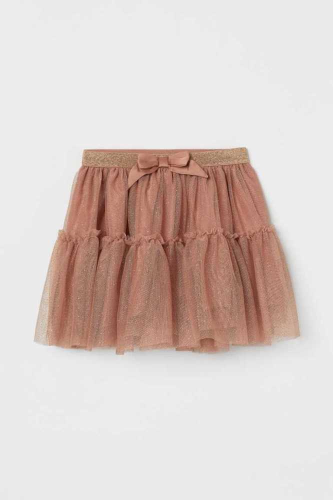 Falda H&M Tulle Niños Rosas | 598416GDE