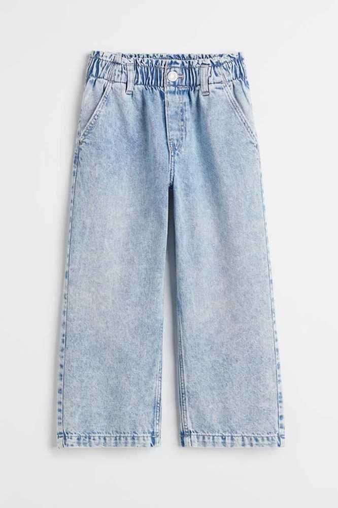 Jeans H&M Anchos Fit Niños Azules Claro | 173608UJD