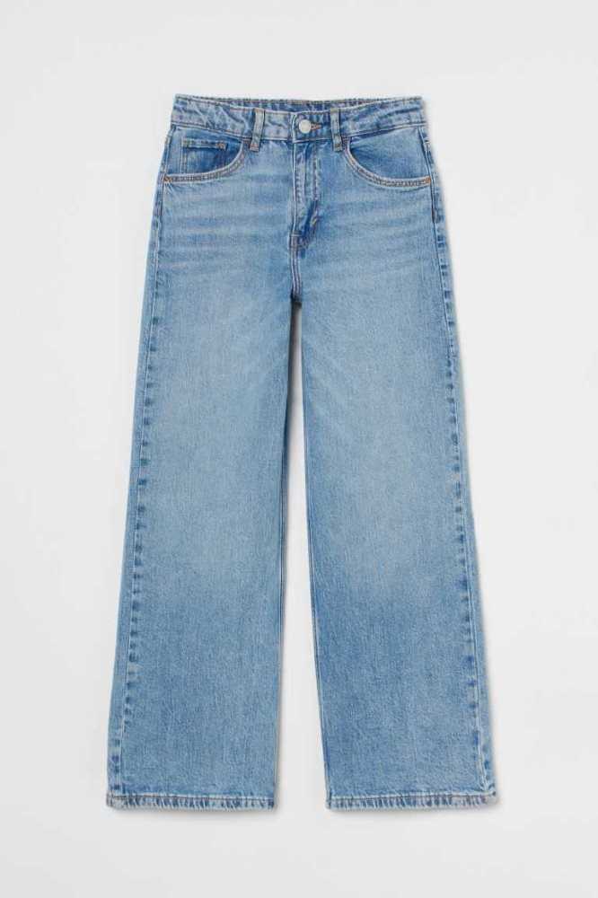 Jeans H&M Anchos High Niños Azules | 493078EXV