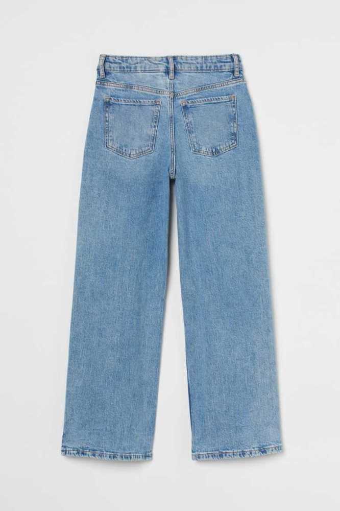 Jeans H&M Anchos High Niños Azules | 493078EXV