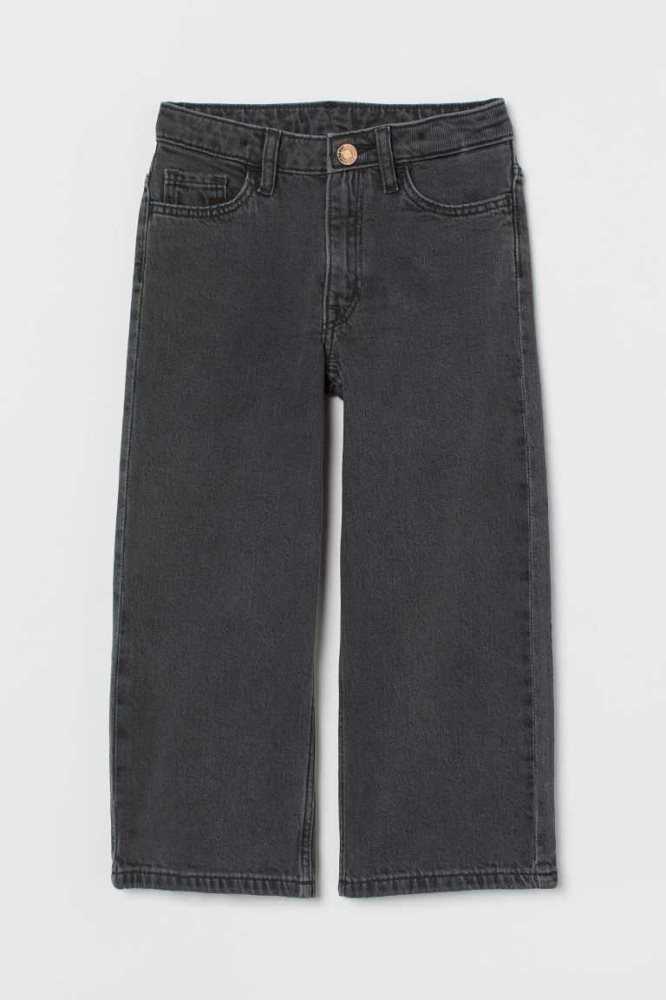 Jeans H&M Anchos Leg Niños Azules Oscuro | 428361LRI