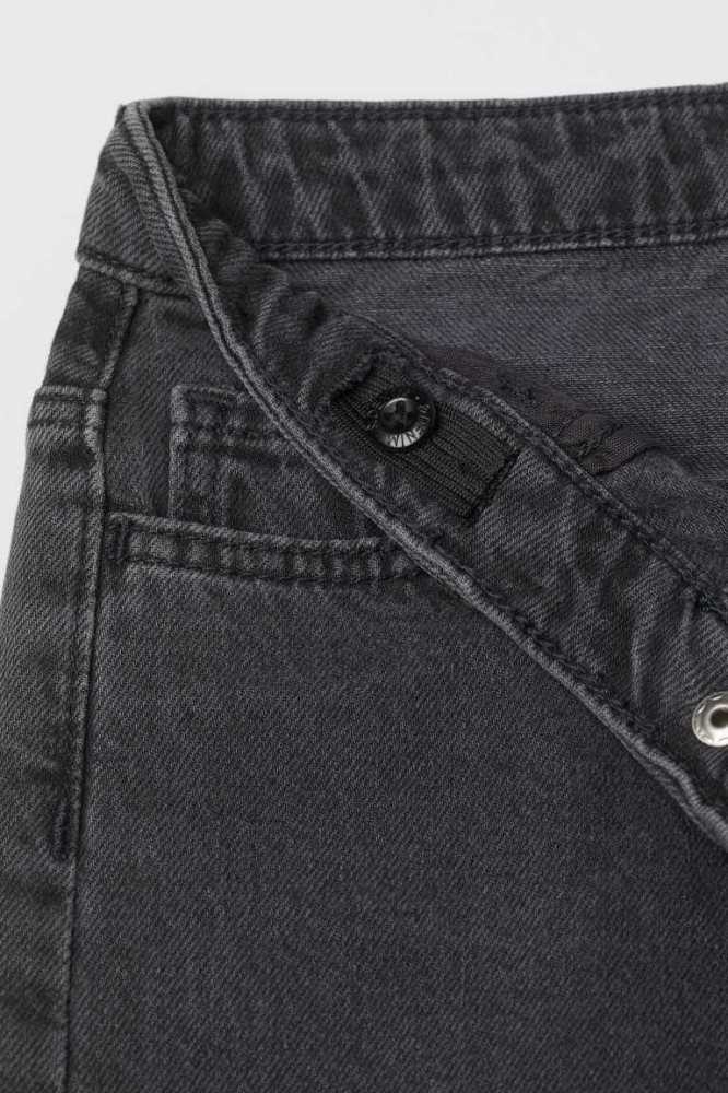 Jeans H&M Anchos Leg Niños Negros Grises Oscuro | 928075LSK