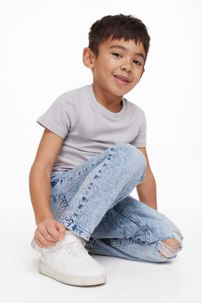 Jeans H&M Balloon Fit Niños Azules | 715936UON