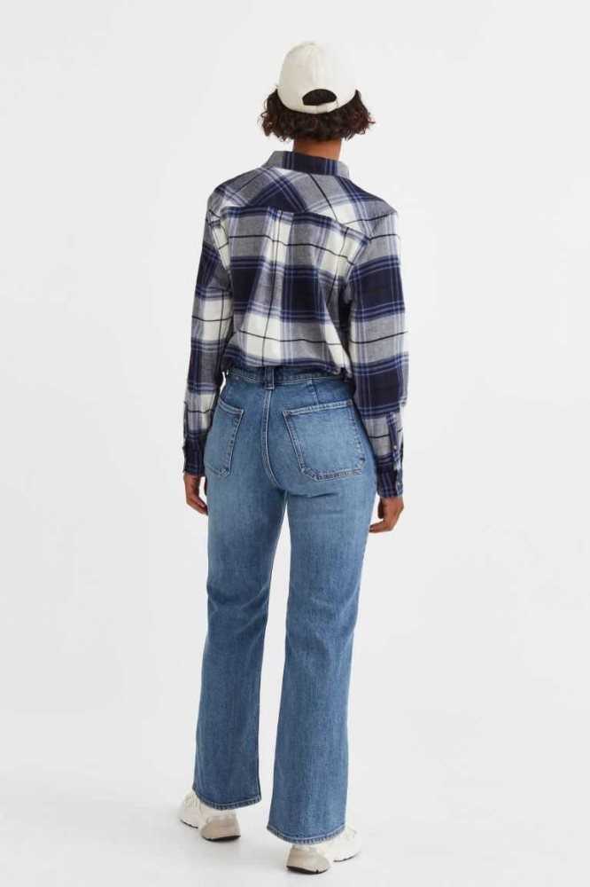 Jeans H&M Bootcut Regular Mujer Azules | 416208SDV