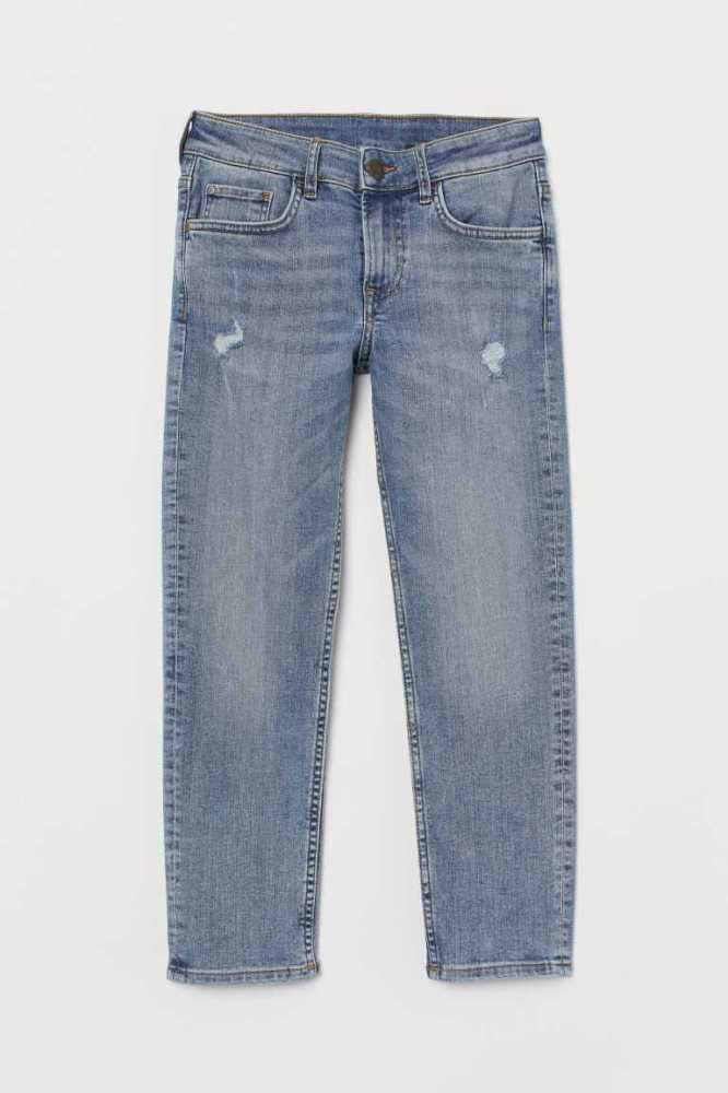 Jeans H&M Comodidad Slim Fit Niños Azules Oscuro | 029851JBM