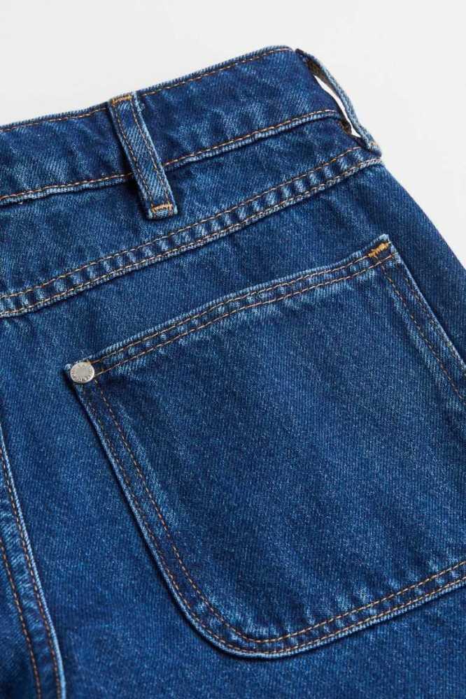 Jeans H&M Comodidad Stretch Baggy Fit Niños Azules Oscuro | 591476COK