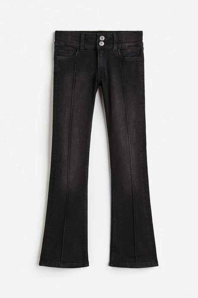 Jeans H&M Comodidad Stretch Bootcut Low Niños Negros | 613250CDA