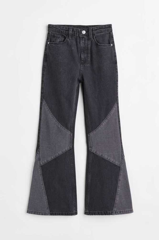 Jeans H&M Comodidad Stretch Flare Fit High Niños Azules | 128430MJX